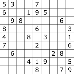 sudoku grid, unsolved